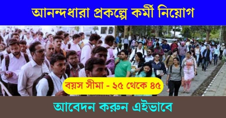 Anandadhara Prakalpa Recruitment 2023