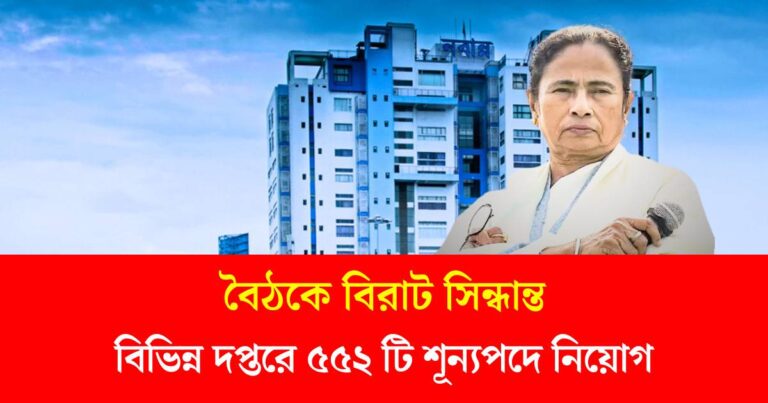WB Government 552 Vacancy Announcement