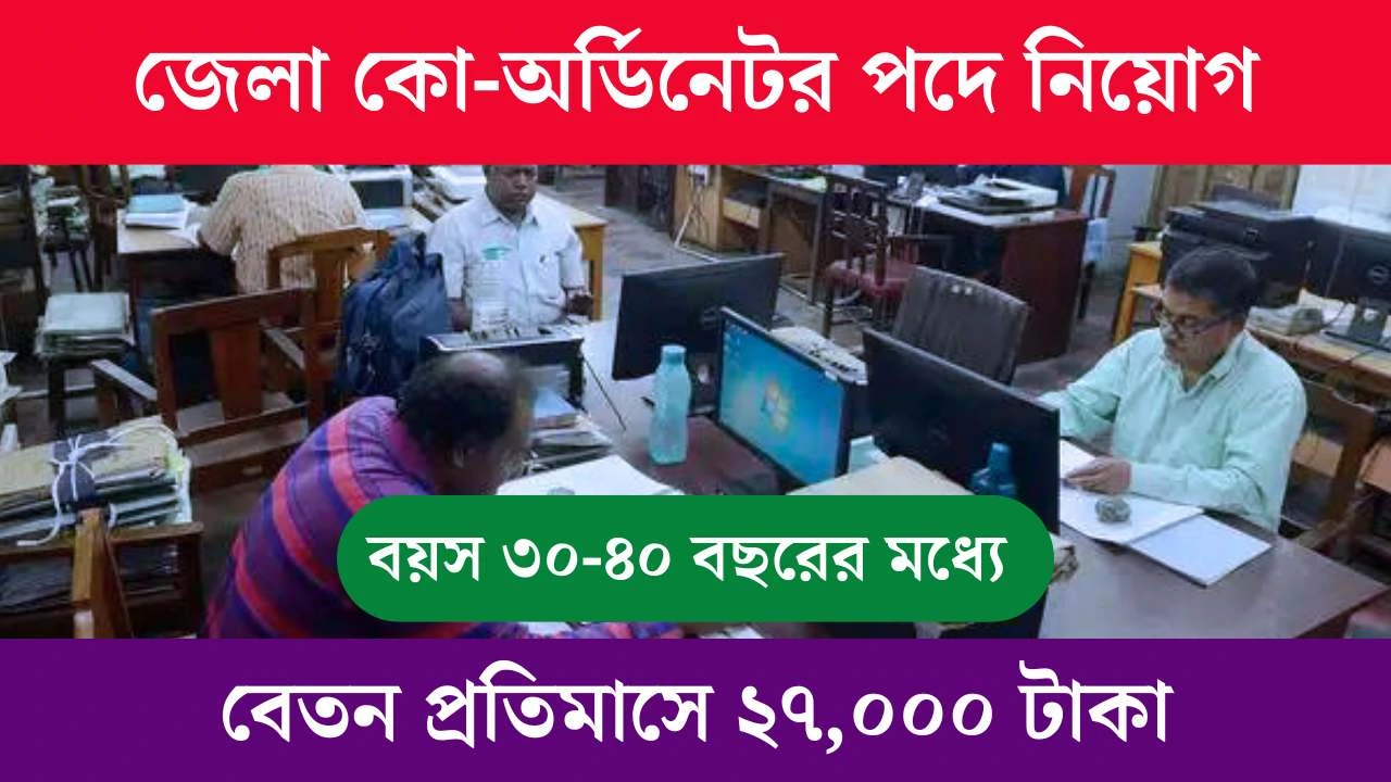 District Coordinator New Vacancy